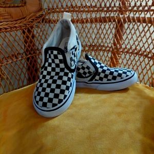 Black & White Checkered Vans